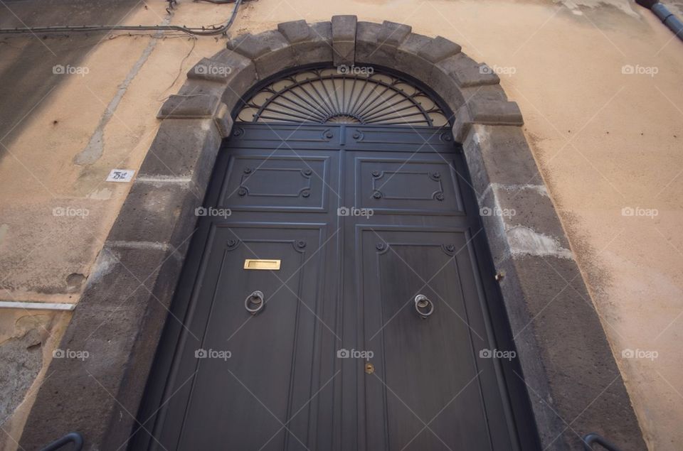 Metal main door