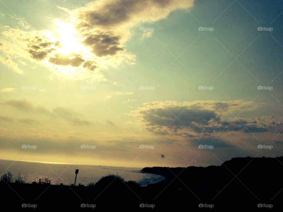 beach sky clouds sun by itsAus