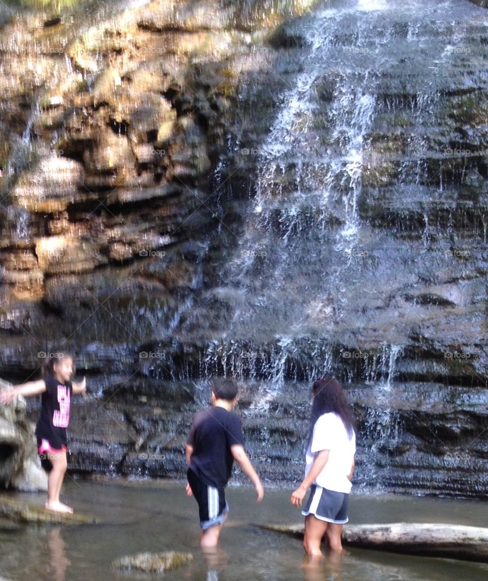 Love my Family outings Gauley Bridge WV waterfalls