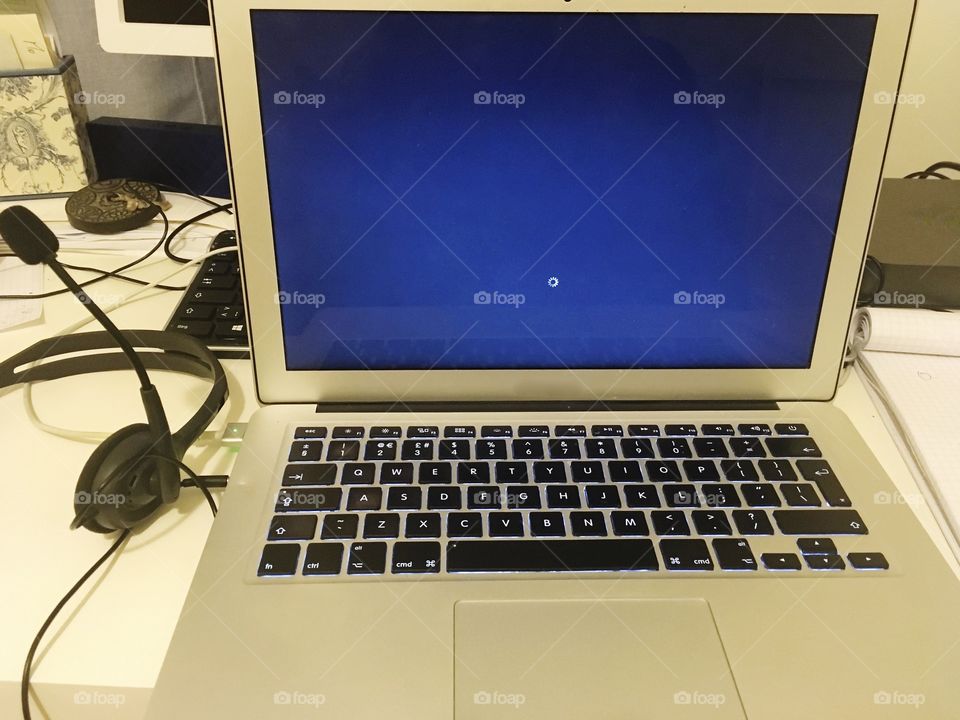 The end of a long home office day