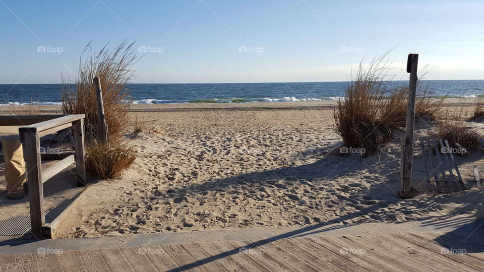 walkway to the beach.