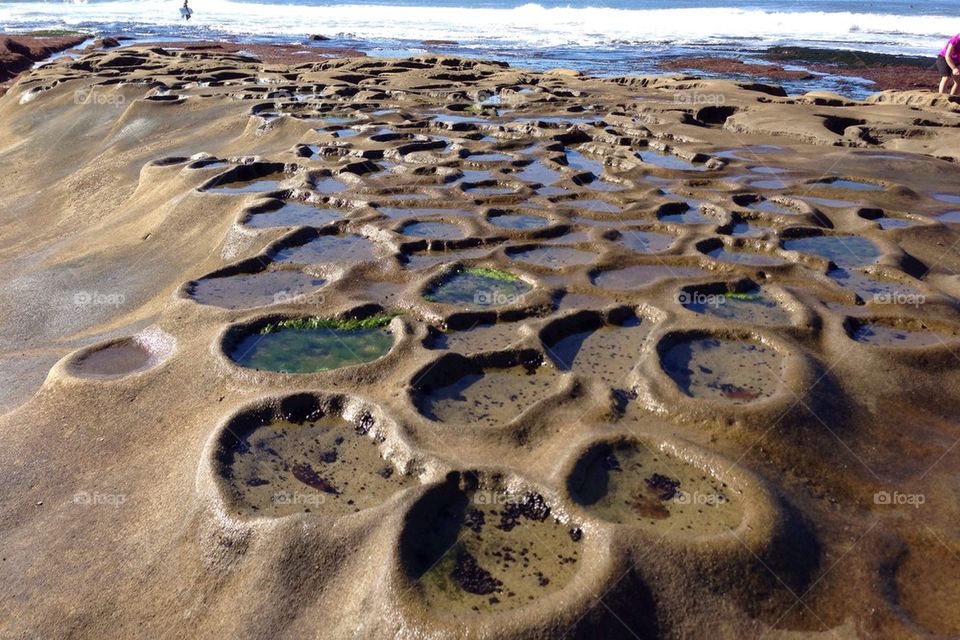 Tide Pools in Rock