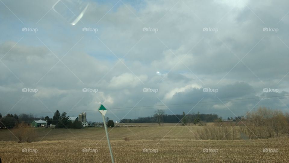 Landscape, Agriculture, Farm, Field, Sky