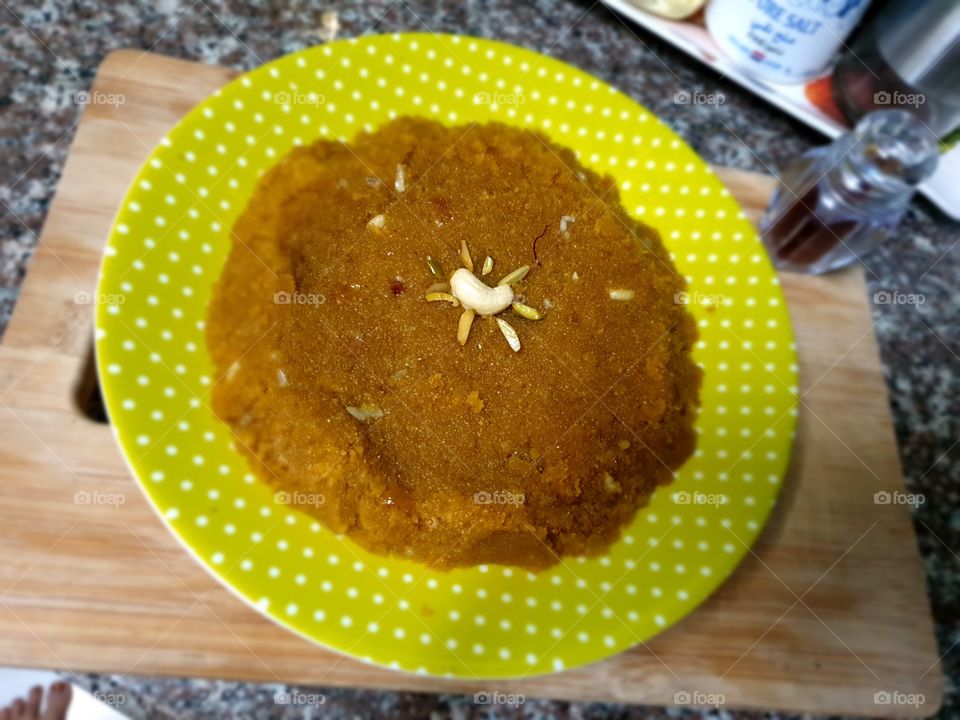 jaggerry halwa......or semolina sweet