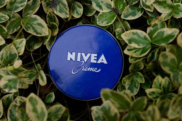 Nivea blue and Green.