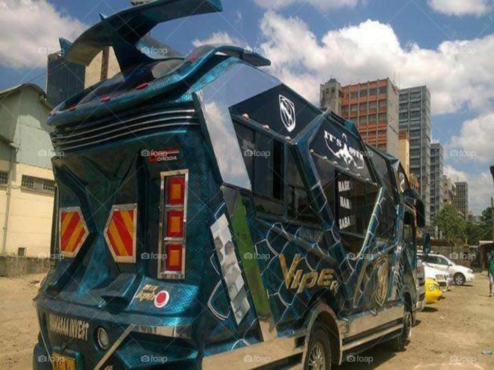 Nairobi, Kenya public transport bus