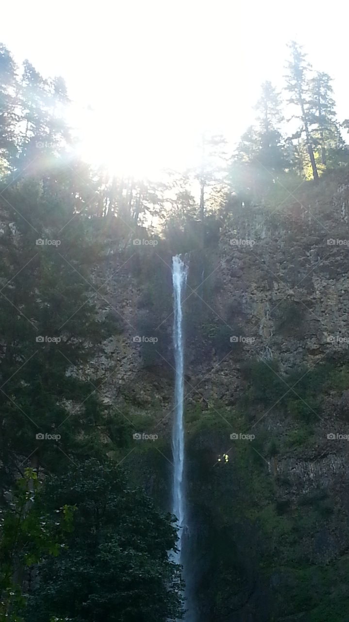 an amazing water fall in Or.