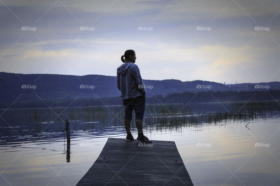 Me enjoying the peaceful s