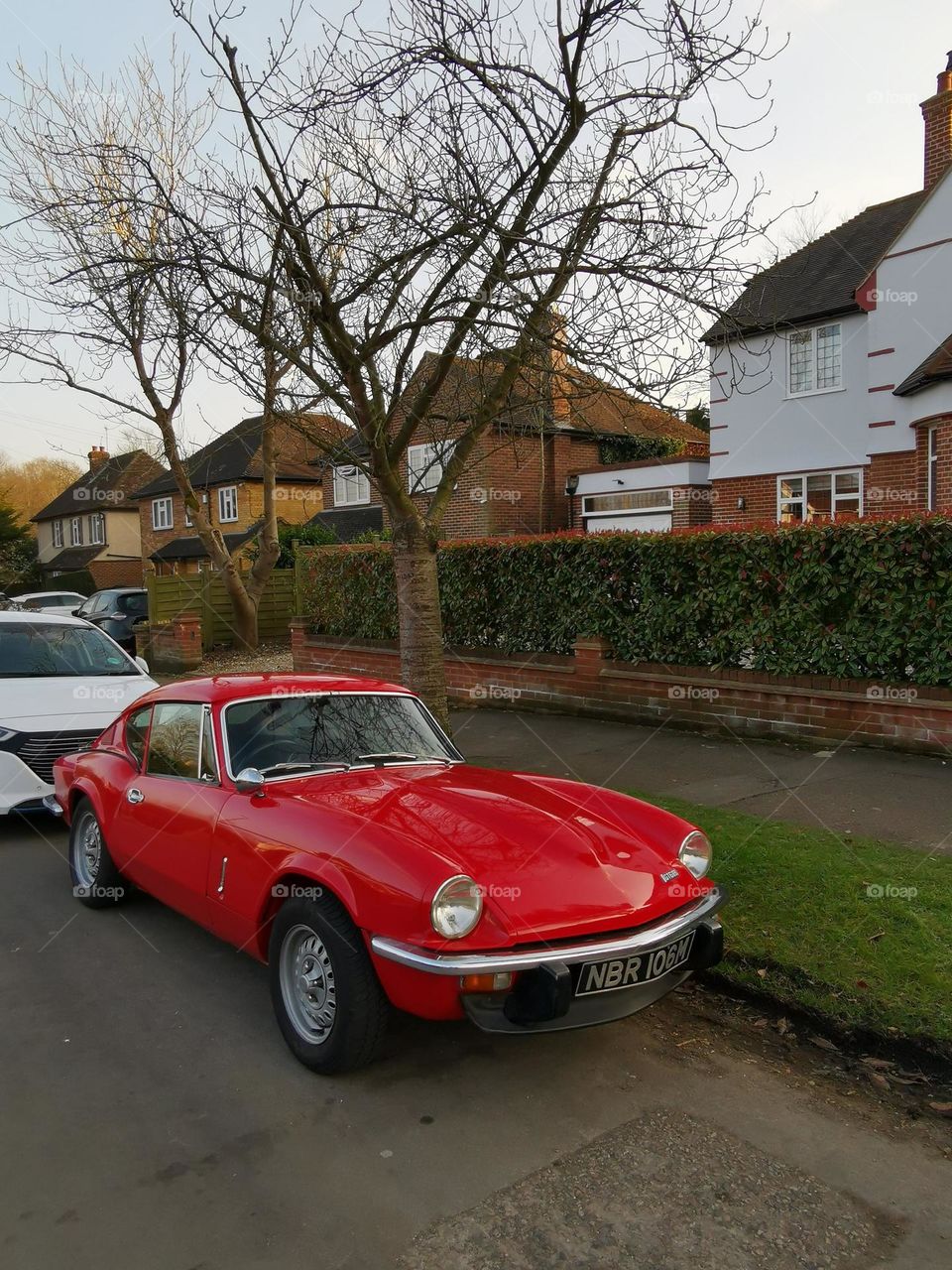 Car with soul. Retro car.