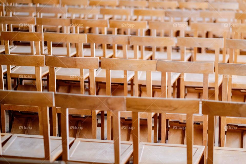 Wood chairs