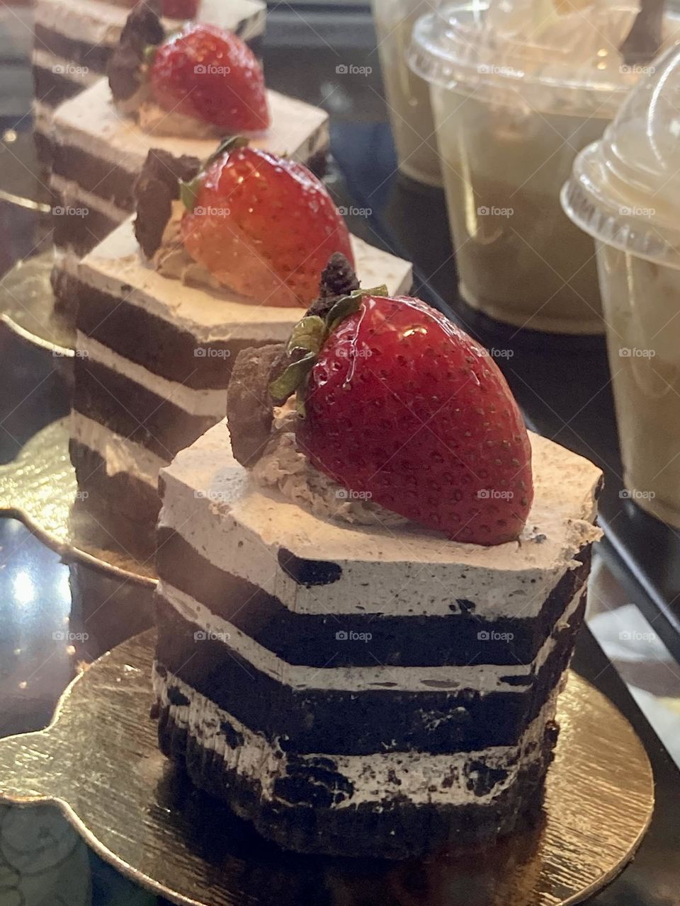 Beautiful and colorful desserts 