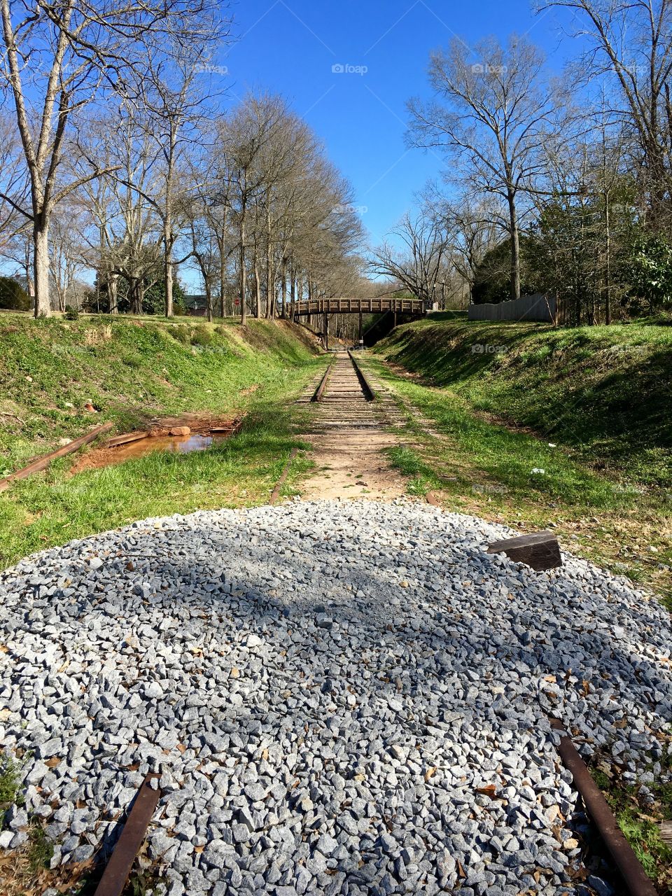 Abandoned Train tracks 