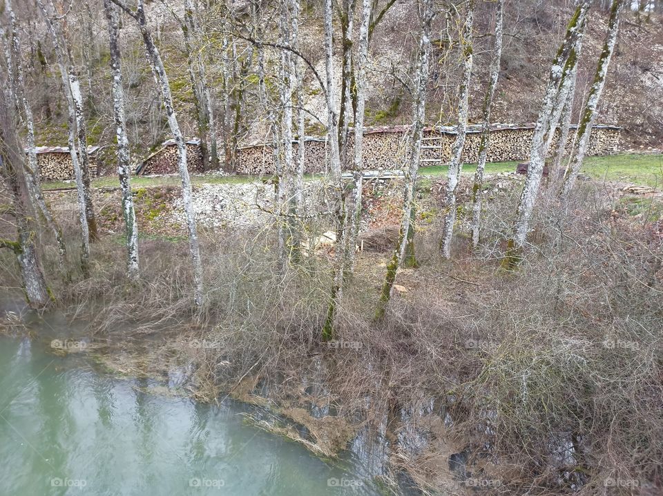 Meuse under the waters