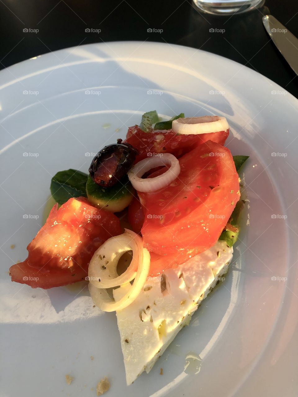 Greek salad in Athens 