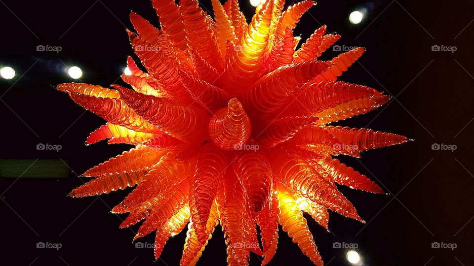 Chihuly glass: Seattle