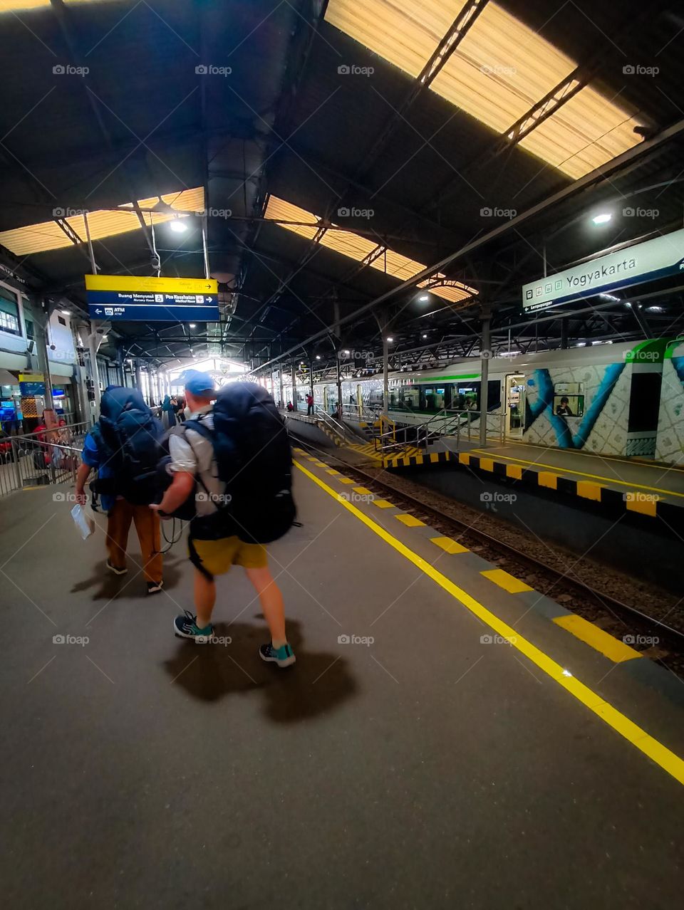 Tugu Station at Yogyakarta, Indonesia.