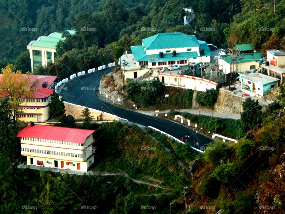 in the lap of nature