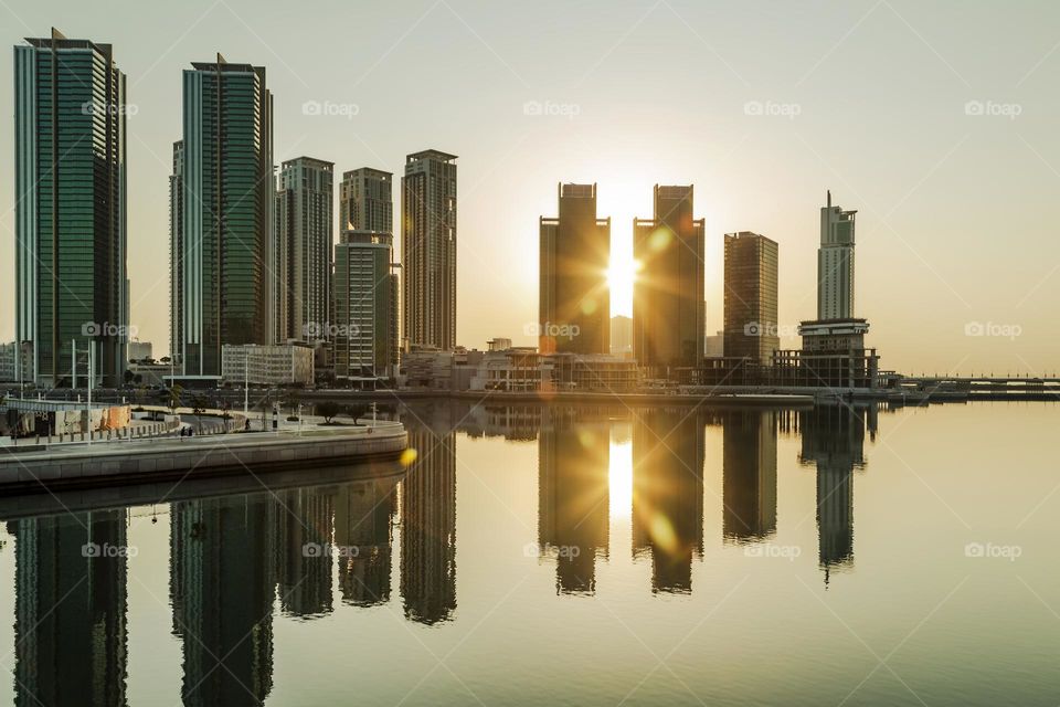 Sunrise in Abu Dhabi