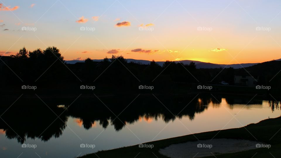 Sunrise in the Mountains