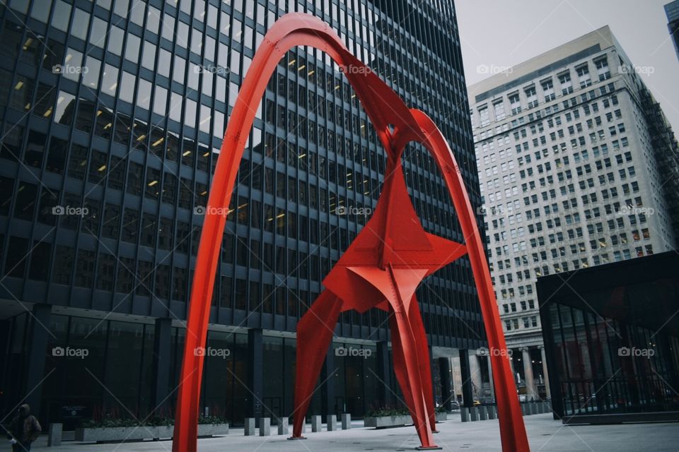 Flamingo sculpture 
