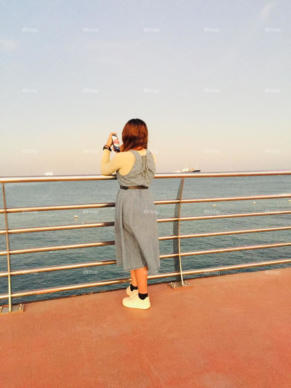 My friend taking pictures