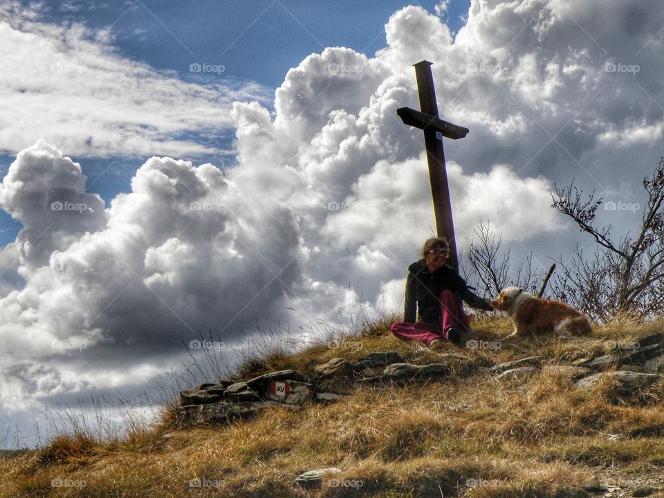 In cima al beigua