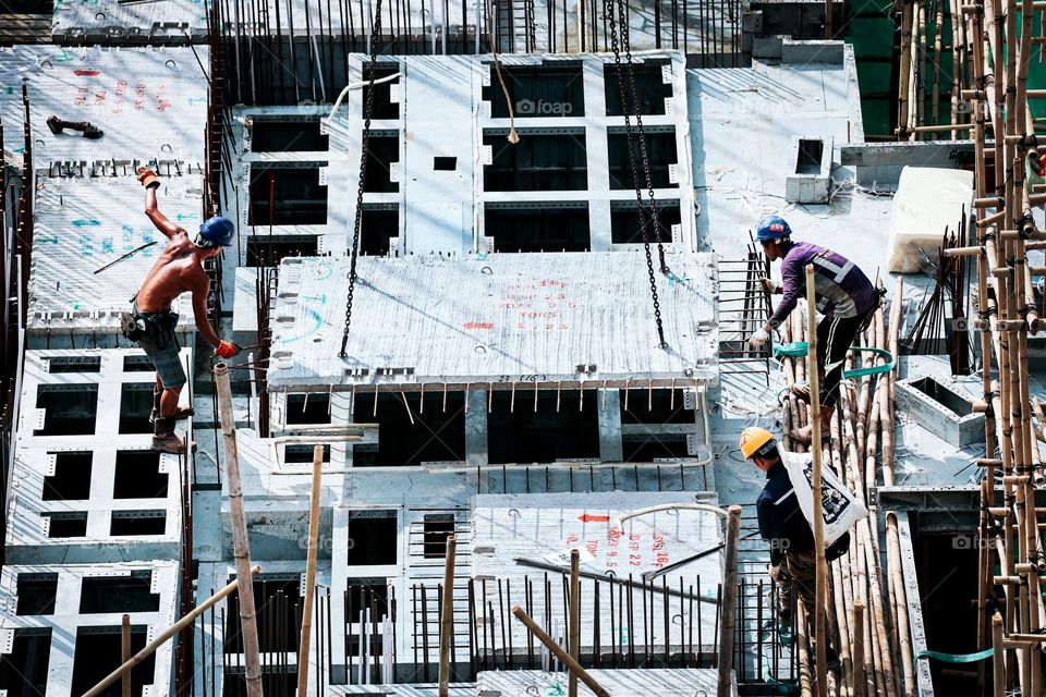 Construction site worker 