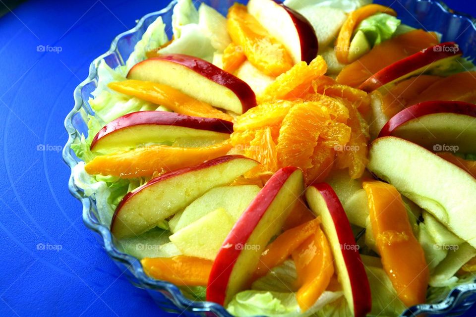 fresh fruit and vegetable salad