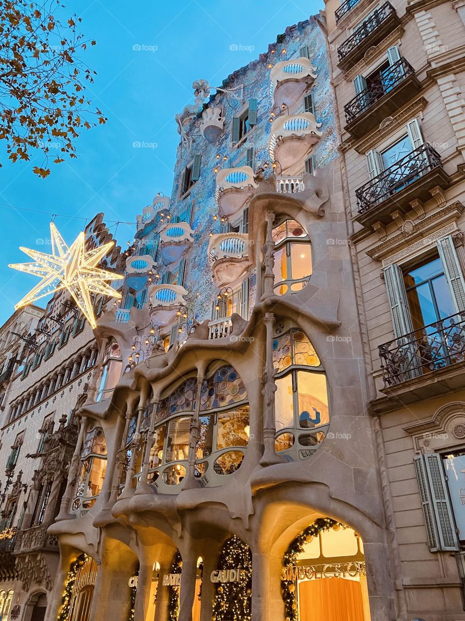 Casa Batlló, a masterpiece by Gaudí, is a riot of shapes and colors that transports the observer into a world of fantasy and innovation, where art and architecture blend in perfect harmony.