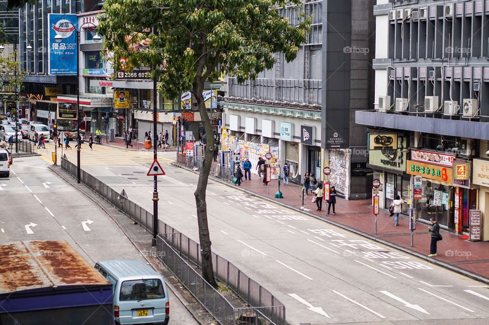 street in Hong Kong