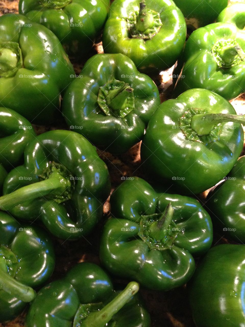 Green peppers