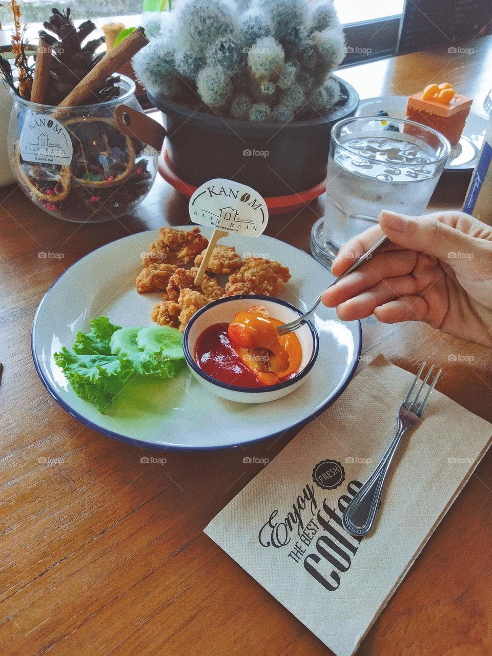 Fried chicken pops make me happy.