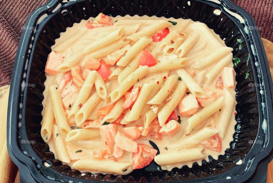 Penne Pasta with Salmon