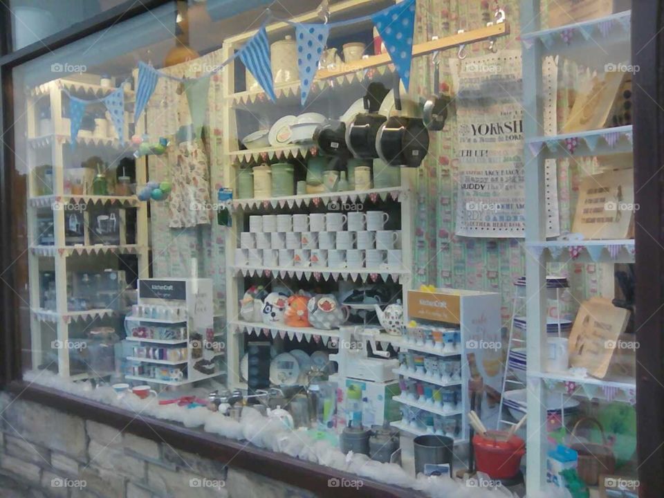 beautiful shop in Holmfirth, UK