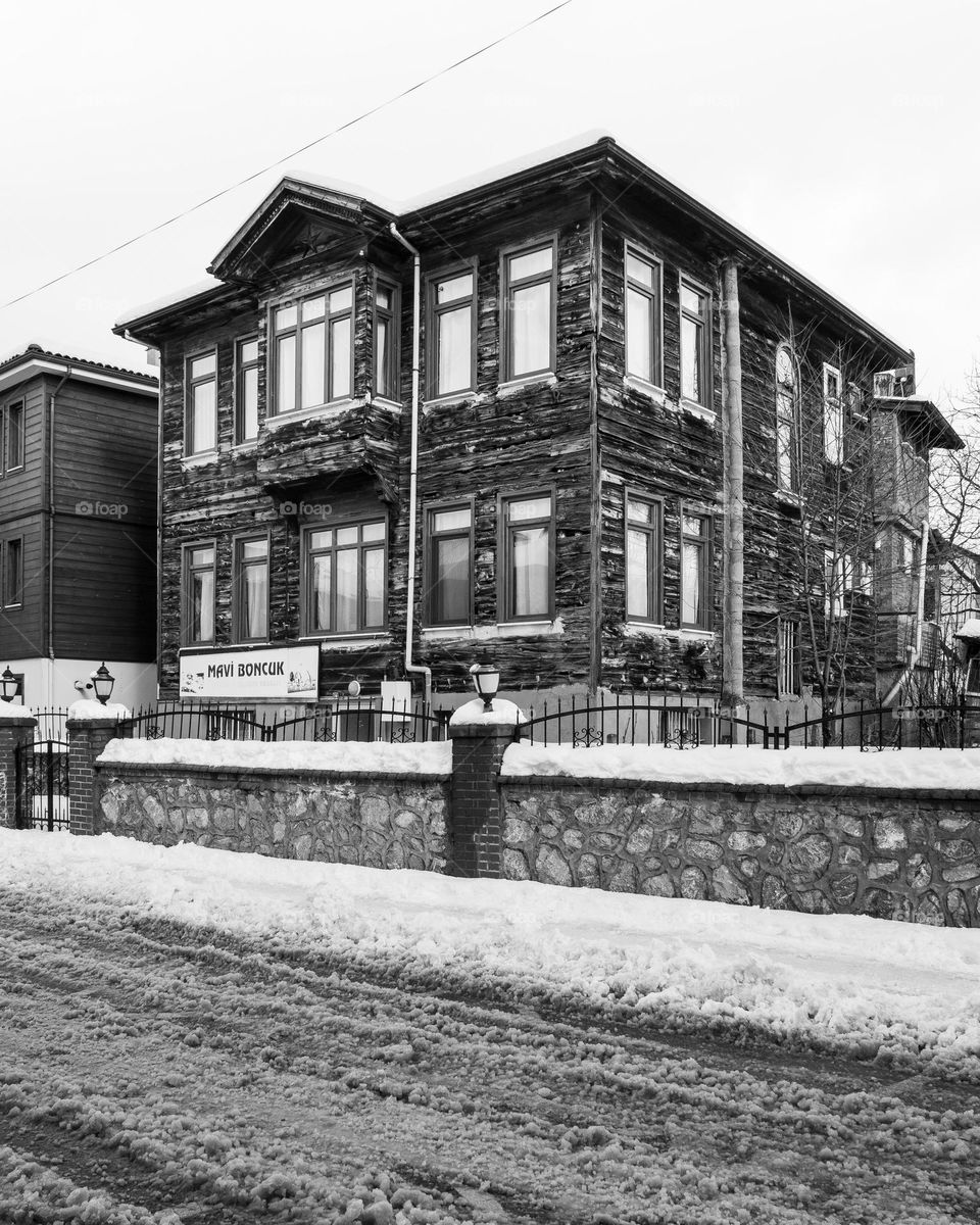 old wooden house