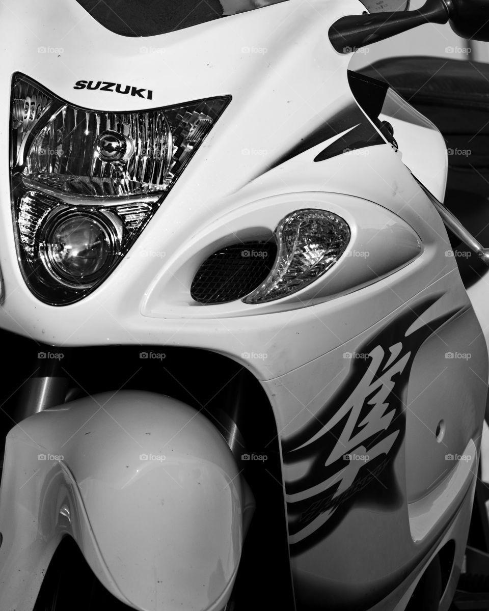 Suzuki Hyabusa close up