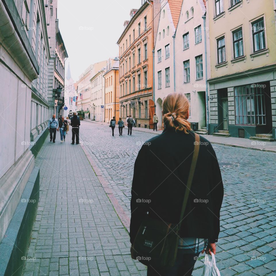 Street in Riga
