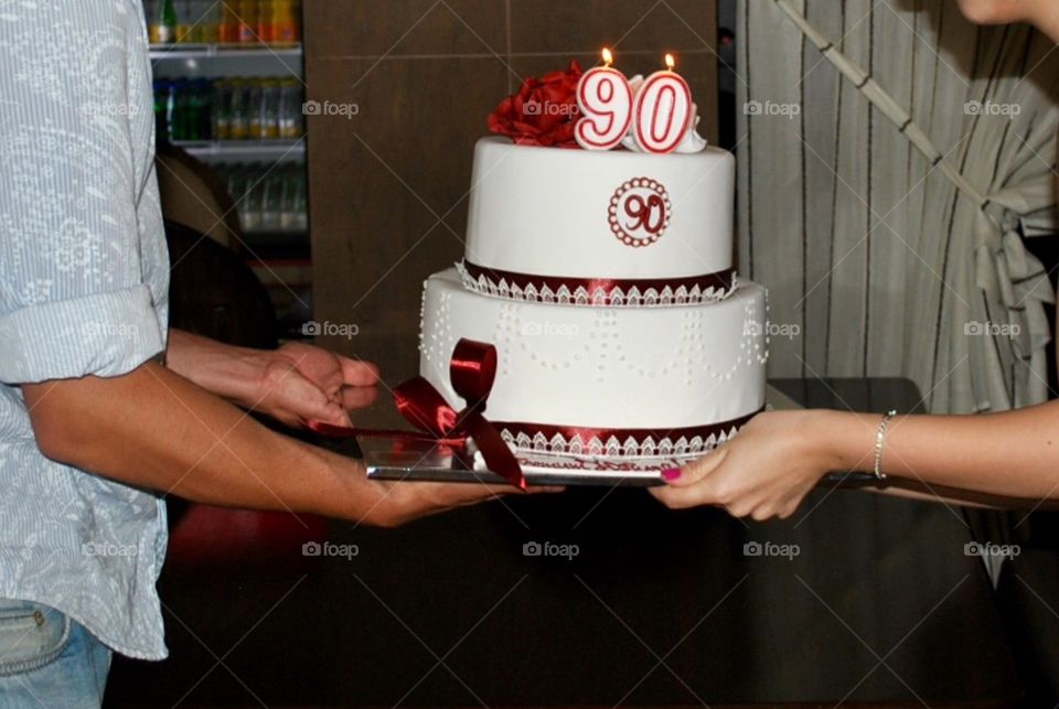 Celebrating 90 birthday 