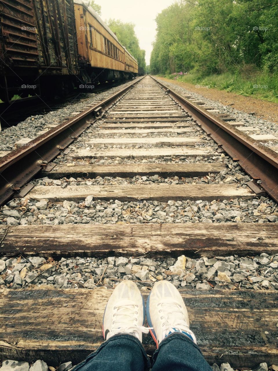 What better place to think then the silent tracks 