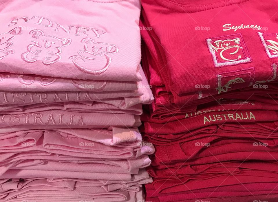 Pink t-shirts 