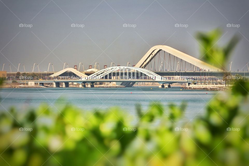 Al Maqta bridge from a far.