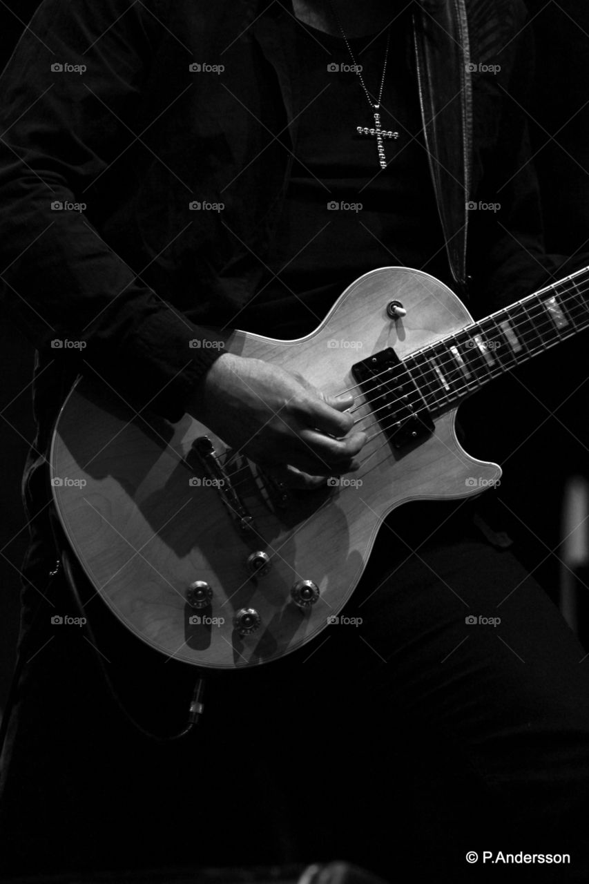 Guitar player. Rock star John Norum