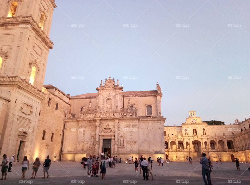 Cathedral Square. Lecce, Italy