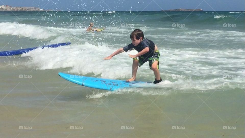 First surf lesson