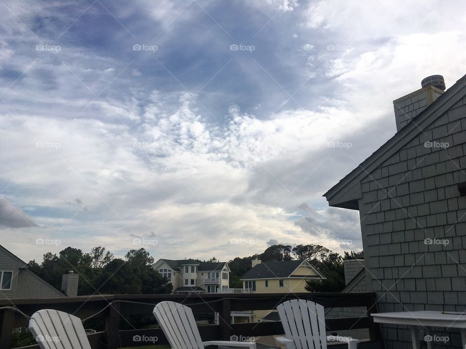 Summer sky over Corolla, NC