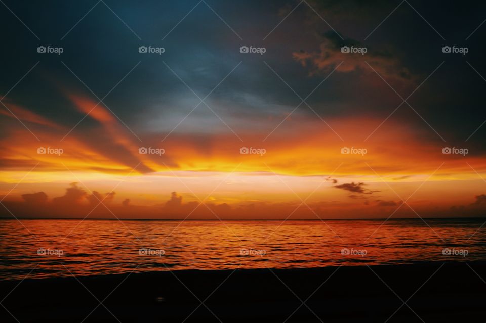 Sunset in Montego Bay, Jamaica
