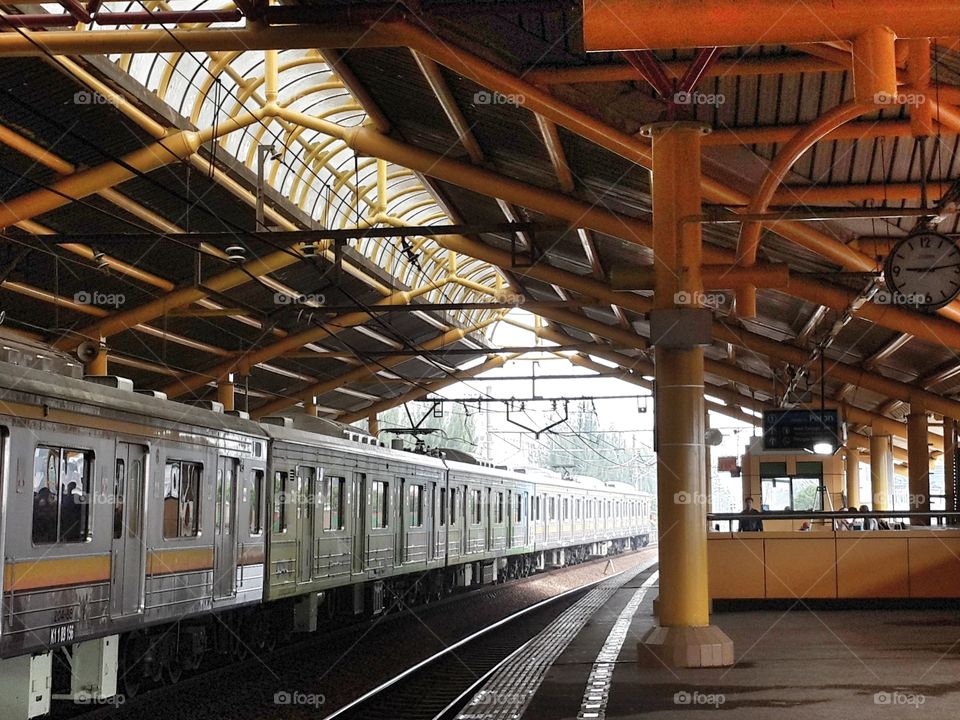Gondangdia station in Jakarta