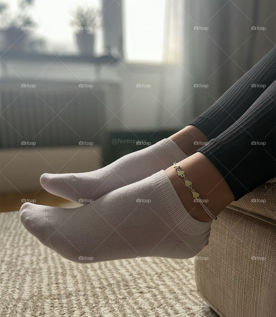 My cute white socks 