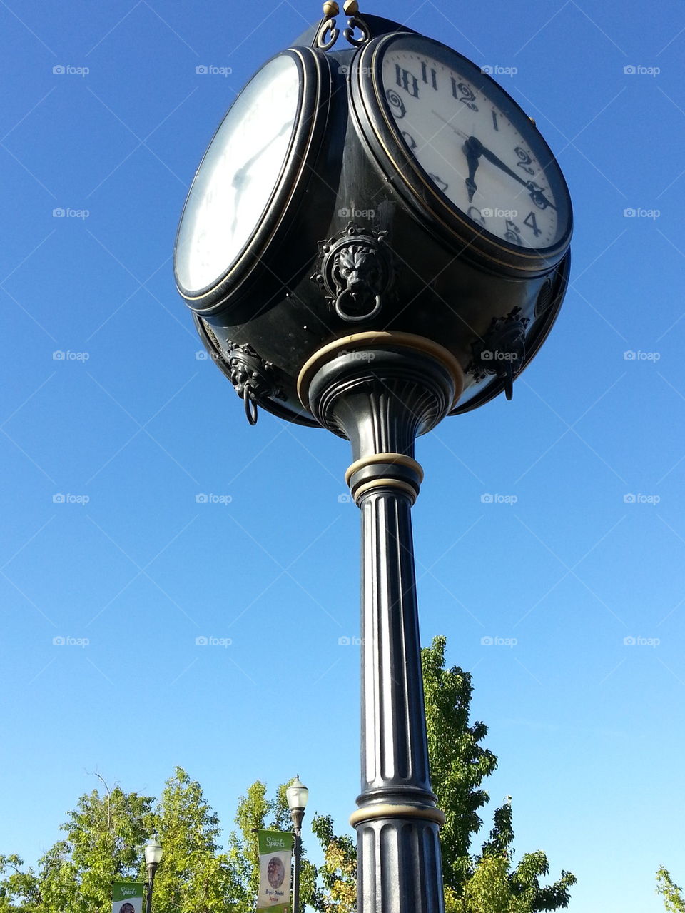 Clock on the plaza