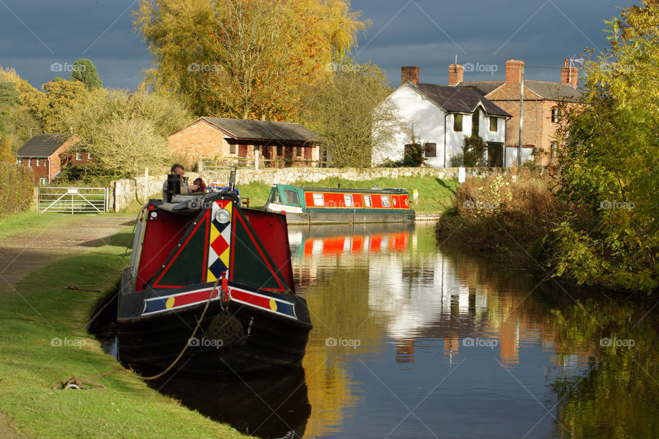 whitchurch arm canal spasger007 narrow boat by spadger007